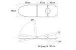 Fauteuil de gynécologie modèle SE-2330-BRG dimensions