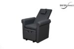 Fauteuil de pédicure modèle Pacha anthracite position accueil