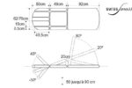 Table de physio accoudoirs escamotables et dimensions