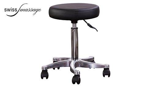 Tabouret médical rond avec roulettes