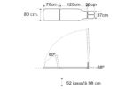 Dimensions Table de verticalisation XL