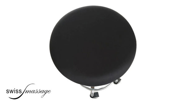 Housse de protection pour siège de tabouret noire