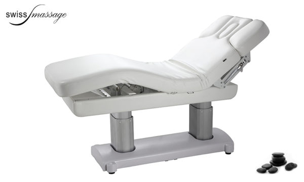 Table de massage modèle Excellence blanche position relax