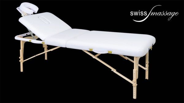 Table de massage pliable avec dossier relevable