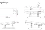 Dimensions Table de massage modèle Muse