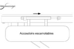 Table physio électrique Coinfycare modèle Reduca plus détails accoudoirs escamotables