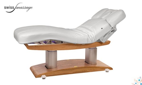 Table de massage modèle Excellence chêne clair position relax