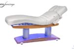 Table de massage modèle Excellence chêne clair chromo leds bleus