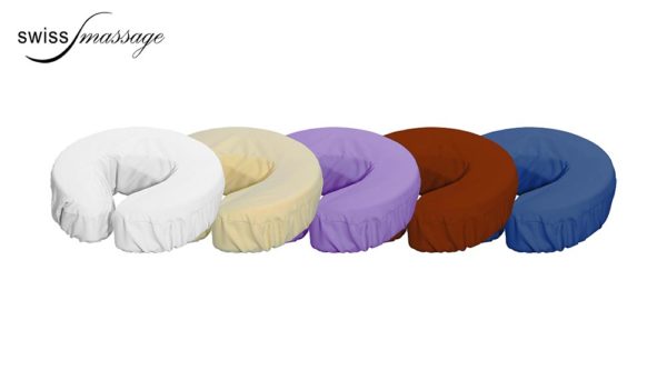 Housse micro-fibres plusieurs couleurs pour coussin facial 12 pièces