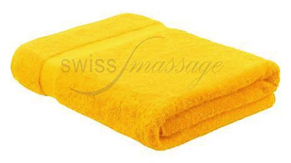 Linge de massage géant couleur jaune