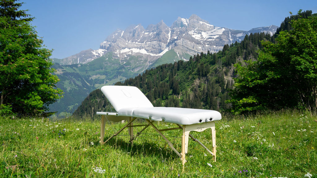 Zusammenklappbare Massagetische Swissmassage